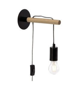 Brilliant Jarbo 98977/76 wandlamp hout
