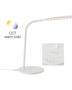 Bureaulamp Joni wit 34cm