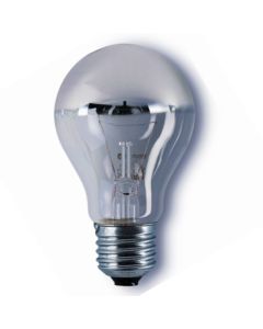 Kopspiegellamp zilver E27 100w