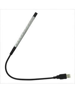 Metalen USB laptoplamp zwart