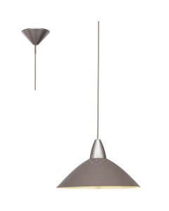 Brilliant Logo 78270/11 hanglamp grijs