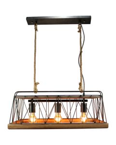 Brilliant Narcy 93587/71 hanglamp hout