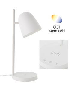 Bureaulamp Neda wit 41cm