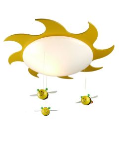 Niermann sumsum 631 plafondlamp geel