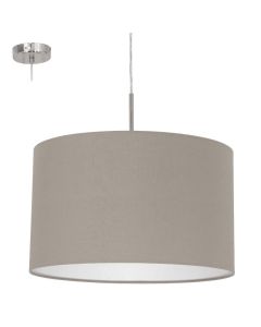 Hanglamp Eglo Pasteri 31572 38cm taupe