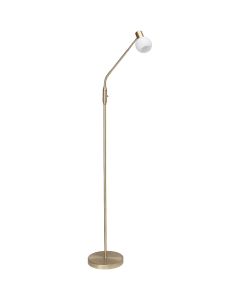 Brilliant Philo G16358/18 vloerlamp messing