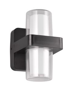 Wandlamp Limeira zwart 22cm