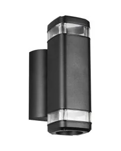 Reality Barcelos R26446232 zwarte up down light voor buiten