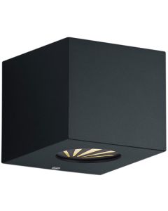 Wandlamp Cordoba zwart 10cm