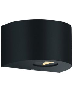 Wandlamp Rosario zwart 15cm