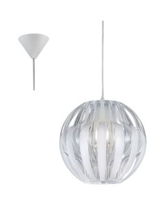 Trio Pumpkin R30473001 hanglamp wit