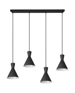 Trio Enzo R30784032 mat zwarte hanglamp