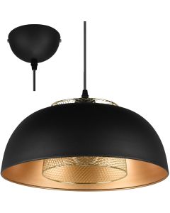 Trio Punch R30811932 mat zwarte hanglamp