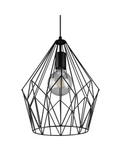 Reality Cage R30971032 zwarte hanglamp van metaaldraad