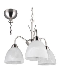 Trio Dobby R31053007 drie armige kroonluchter