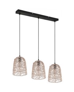 Trio Lovis R31143036 hanglamp van rotan vlechtwerk
