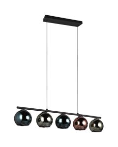 Trio Sheldon R31305017 multicolor glazen hanglamp