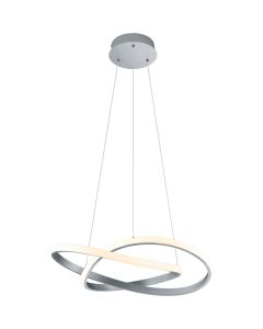 Trio Course R32051107 stalen hanglamp