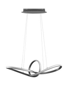 Hanglamp Sansa staal 80cm