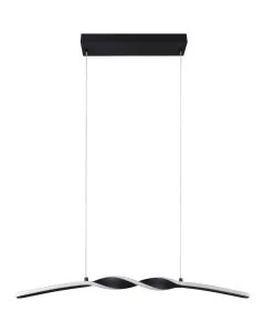 Reality Ginko R35791132 zwarte sierlijke hanglamp