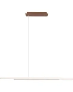 Reality Odio R37882176 warm grijs met koffiekleurige hanglamp