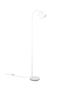 Reality Buddy R41721031 witte vloerlamp met kapje van textiel