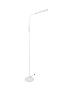 Vloerlamp Toro wit 145cm
