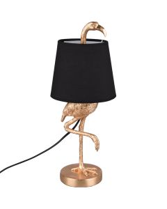 Trio Flamingo R50251079 goudkleurige tafellamp