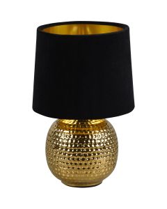 Trio Sophia R50821002 zwart fluwelen tafellampje