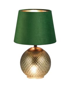 Trio Jonna R51242015 groen fluwelen tafellampje