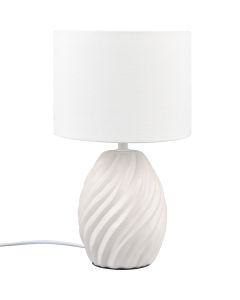 Trio Melva R51771031 witte tafellamp van keramiek
