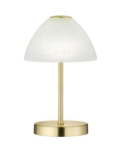 Tafellamp Queen messing 24cm