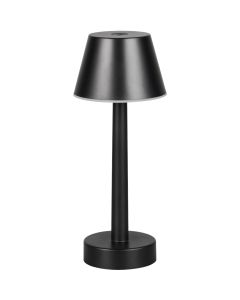 Reality Vidal R54991132 zwart oplaadbaar tafellampje