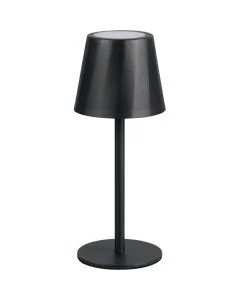 Reality Diaz R55961132 zwarte oplaadbare tafellamp voor buiten