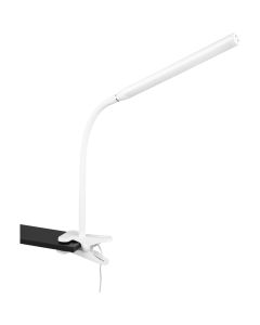 Trio Nevada R57941131 witte klemlamp met dimmer