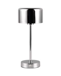 Trio Jeff R59151106 chromen tafellamp op batterijen