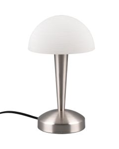 Trio Canaria R59561107 staal kleurig tafellampje