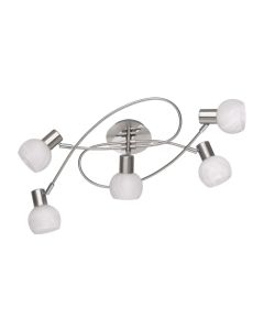 Trio Antibes R60175007 plafonnière nikkel