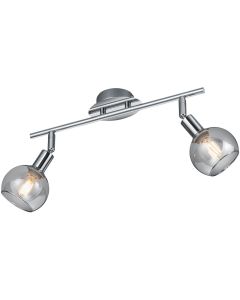 Trio Brest R80592006 chromen spot met rookglas