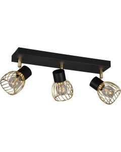 Trio Ardon R81383080 zwart met gouden spot
