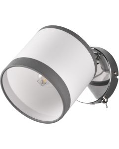 Trio Davos R81551706 wandspot met kapje van textiel