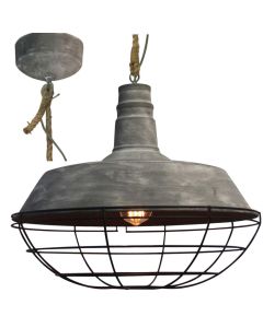 Brilliant Rope 93614/70 hanglamp beton