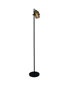 Freelight Cestino S6201G goud kleurige vloerlamp