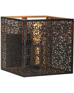 Freelight Avola zwart gouden wandlamp