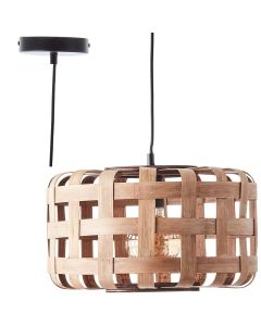 Brilliant Woodline 99808/09 bamboe hanglamp